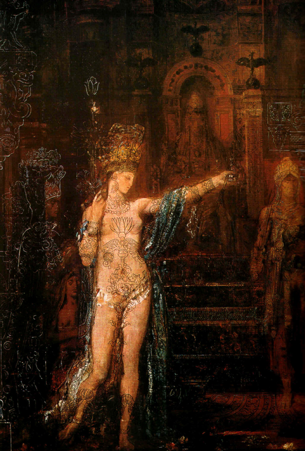 Salome dancing in front of Herod
